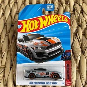 2020 Ford Mustang Shelby GT GT500 Hot Wheels Gray Car Hotwheels Diecast New 2026